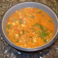 Image of Tuscan White Bean And Vegetable Soup Recipe, Group Recipes