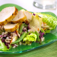 Image of Grilled Chicken And Rice Salad Recipe, Group Recipes