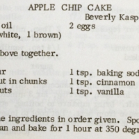 Image of Apple Chip Cake Recipe, Group Recipes
