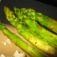 Image of Roasted Asparagus With Balsamic Browned Butter Recipe, Group Recipes