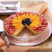 Image of No-bake Berry-orange Cheesecake Pie Recipe, Group Recipes