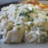 Image of Almost Hands Free Risotto With Chicken And Herbs Recipe, Group Recipes