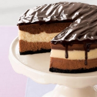 Image of Triple Chocolate Cheesecake Recipe, Group Recipes