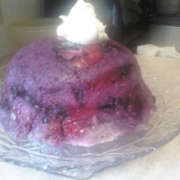 Image of Summer Pudding With Rum Whipped Cream Recipe, Group Recipes