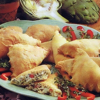 Image of Creamy Herb Appetizer Pockets Meatless Recipe, Group Recipes