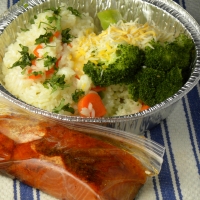 Image of Cajun Salmon, Rice Pilaf, Broccoli And Cheese Recipe, Group Recipes