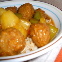 Image of Sweet-and-sour Turkey Meatballs Recipe, Group Recipes