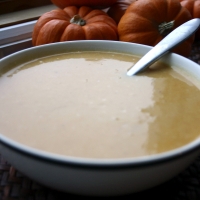 Image of Roasted Pumpkin-sweet Potato Soup Recipe, Group Recipes
