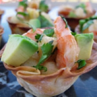 Image of Won-ton Goyoza Cups Recipe, Group Recipes