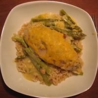 Image of Saucy Chicken And Asparagus Bake Recipe, Group Recipes