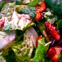 Image of Balsamic Maple Salad With Strawberries Recipe, Group Recipes