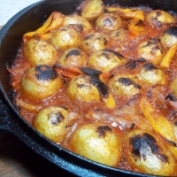 Image of Spanish Potatoes, Peppers And Onions Recipe, Group Recipes