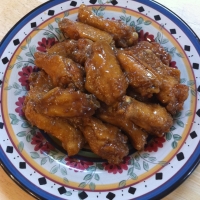 Image of Sweet And Tart Chicken Wings Recipe, Group Recipes