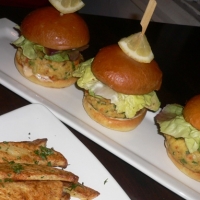 Image of Crab Cake Sliders With Avocado Recipe, Group Recipes