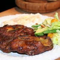 Image of Braised Pork Ribs With Spicy Honey Glaze Recipe, Group Recipes