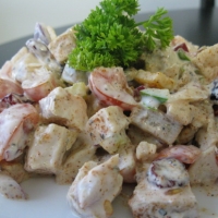 Image of Chicken Salad With Dried Cherries And Paprika Recipe, Group Recipes