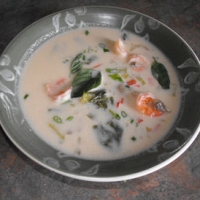 Image of Shrimp Coconut Curry Soup Recipe, Group Recipes