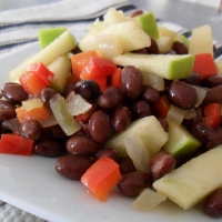 Image of Apple And Black Bean Salad Recipe, Group Recipes