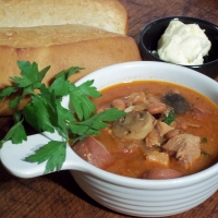 Image of BabgulyÃ¡s (hungarian Soup With Beans) Recipe, Group Recipes